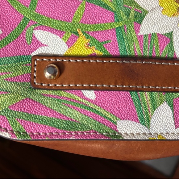 Dooney & Bourke Pink Floral Shoulder Bag - Picture 10 of 15